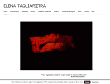 Tablet Screenshot of elenatagliapietra.it